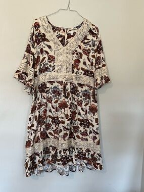 Cato bohemian style crochet dress size 18/20